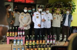 Satpol PP Tangerang Selatan Sita 6.420 minuman Beralkohol