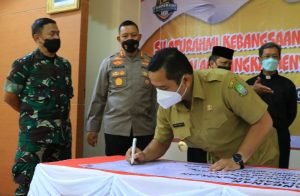 Wali Kota Hadir Dalam Acara Pengukuhan Forum Benteng Toleransi Sambut Bulan Suci Ramadhan 1443 H