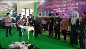 Lepas Sambut Camat Sepatan, Harapan Dadang Agar Camat Yang Baru Dapat Meneruskan Program Program Yang Ada