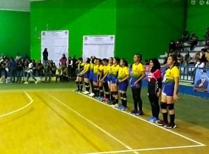 Kontingen Volly Indoor Putri Kota Tangerang akhirnya rebut medali perak di Popda ke X Provinsi Banten