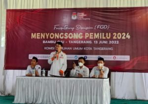Menyongsong Pemilu 2024 KPU Kota Tangerang Gelar Forum Discussion Group