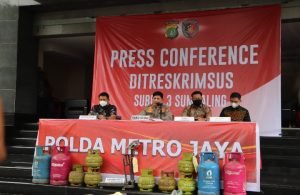 Polda metro jaya berhasil ungkap Metrologi legal Gas Subsidi