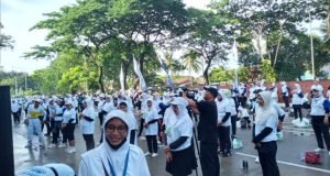 Peringati Hari Osteoporosis, Perwatusi Kota Tangerang Gelar Senam Osteodance