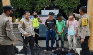 Gelar operasi kejahatan jalanan (OKJ) Polsek Neglasari Amankan Tiga Remaja Bawa Sajam