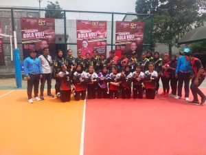 Dalam Rangka HUT PDI Perjuangan Gelar Turnament Volly “Piala Perjuangan Hattric”