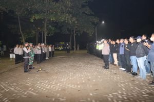 Cegah Kriminalitas Lintas Wilayah Akhir Pekan, Polrestro Tangerang Kota Gelar Patroli Skala Besar Gabungan