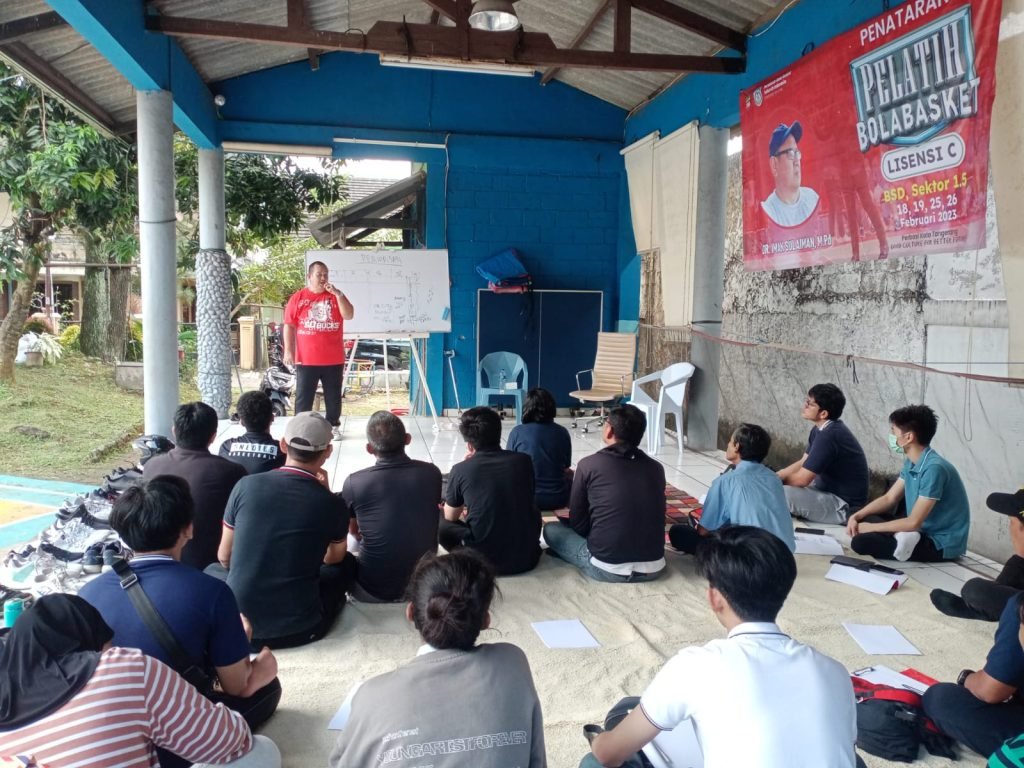 Perbasi Kota Tangerang Gelar Penataran Pelatih Basket Lisensi C