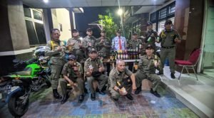 Trantib Kecamatan Jatiuwung Rutin Operasi  Miras 