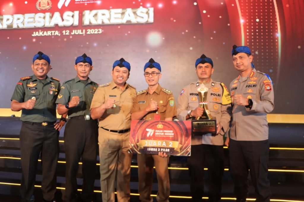 Hari Bhayangkara ke-77, Kelurahan Cimone Raih Juara 1 Tingkat Polda Metro Jaya dan Juara 2 Tingkat Nasional
