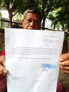 Warga Kunciran Indah Tolak Proyek Urugan Camat Diminta Turun Tangan