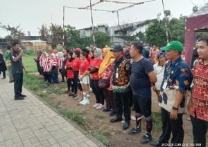 Camat Jatiuwung Buka Turnamen Sepak Bola Menyambut HUT RI Ke 78
