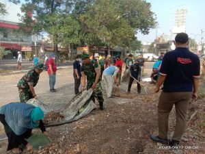 Danposmil Karawaci Dan Tiga Pilar Kerja Bakti Bersama Di Plaza Shinta Mall