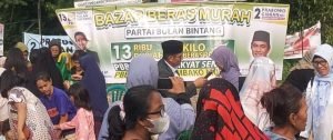 Langkah Nyata Untuk Masyarakat DPC PBB Kota Tangerang Gelar Bazar Beras Murah