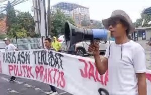 Gelar Unras, NGO Tangerang Raya Desak Bawaslu Usut Tuntas ASN Terlibat Politik Praktis
