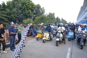 Hadirkan Ratusan Vespa, Dispora Kota Tangerang Gelar Muda Mudi Fest