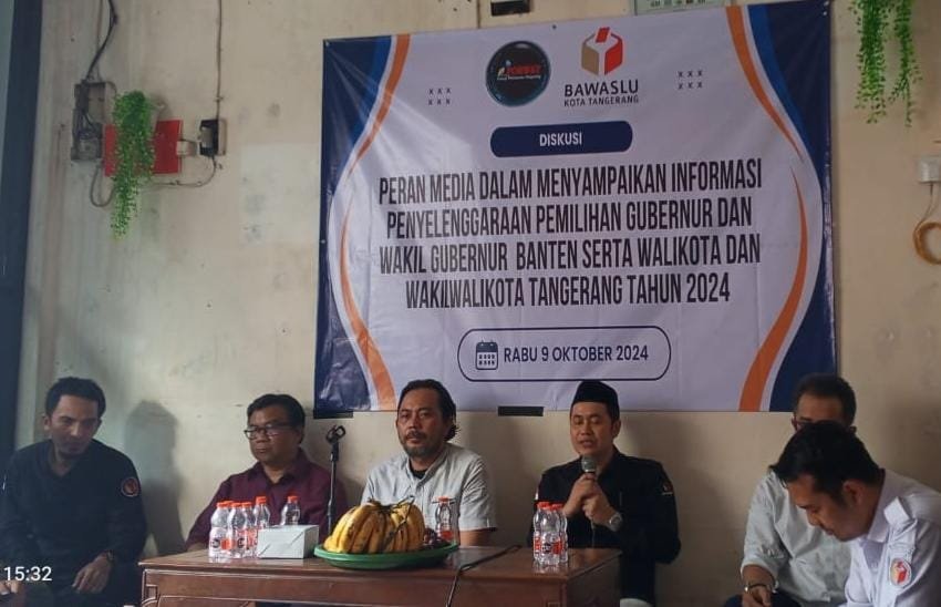 Pilkada Serentak, Bawaslu Kota Tangerang Tekankan Pentingnya Peran Media