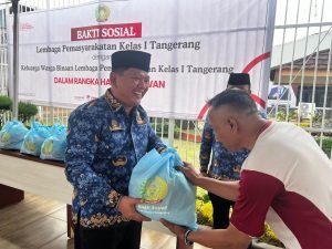 Peringati Hari Pahlawan, Lapas Kelas I Tangerang Gelar Baksos