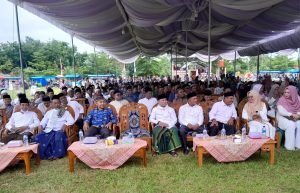 HUT Desa Margo Bhakti Ke-12 Dihadiri Bupati Mesuji Terpilih Elviana Khamamik