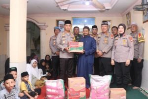 Kapolres Metro Tangerang Kota Gelar Baksos Yatim Piatu Tarbiyyatul Qolbi Nusantara