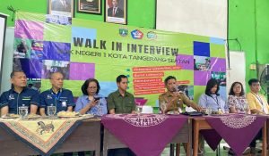 Tekan Pengangguran, SMKN 1 Tangsel Gelar Walk In Interview dengan Delapan Perusahaan Besar