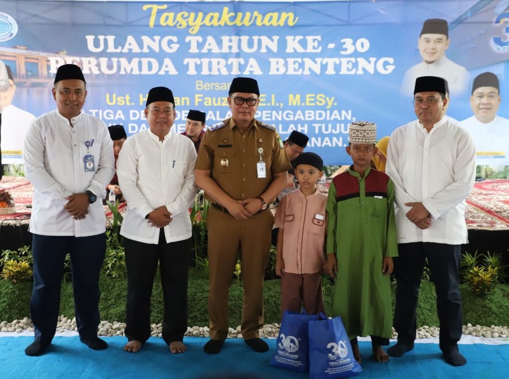 Gelar Tasyakur dan Santunan, Perumda Tirta Benteng Rayakan HUT ke- 30 tahun