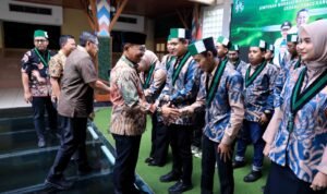 Sachrudin Beri Motivasi Kader Saat Pelantikan HMI Kota Tangerang