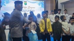 Buka Puasa Bersama Wartawan, Polres Metro Tangerang Kota Santuni Puluhan Anak Yatim