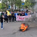 Mahasiswa Demo di Tugu Adipura Kota Tangerang, Tuntut Kasus Andrie Yunus Diusut Tuntas