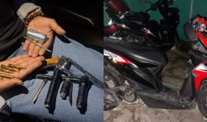 Beraksi Bawa Senpi Rakitan, 4 Pelaku Curanmor Dibekuk Polisi