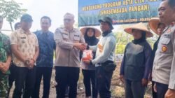 Dukung Ketahanan Pangan Nasional, Polrestro Tangerang Kota Kembali Tanam Jagung