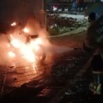 Usai Dipakai Beli Galon dan Martabak, Motor Matic di Tangerang Ludes Terbakar