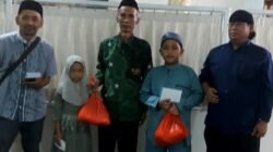 Masjid Jami Ibadillahis Sholihin Santuni Puluhan Anak Yatim