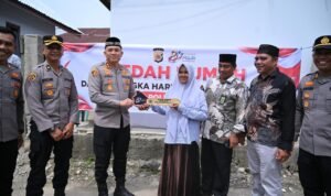 Sambut HUT Bhayangkara, Polres Pidie Selesaikan Bedah Rumah Warga Kurang Mampu