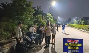 Patroli Jaga Wilayah, Polsek Pinang Sisir Titik Rawan Kejahatan Jalanan