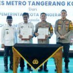 Pemkot Tangerang Serahkan Gedung Parkir Mako Polrestro Tangerang Kota