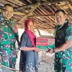 TNI Peduli, Koramil 04 Cikupa Salurkan Paket Sembako Kepada Lansia dan Warga Kurang Mampu