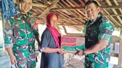 TNI Peduli, Koramil 04 Cikupa Salurkan Paket Sembako Kepada Lansia dan Warga Kurang Mampu