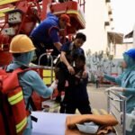 BPBD Kota Tangerang bersama RS EMC Gelar Simulasi Penanganan Kebakaran dan Evakuasi Darurat