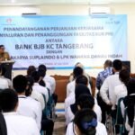 Pemkot Tangerang Teken MoU dengan BJB, Wahanakarya Suplaindo dan LPK Wahana Danau Indah Terkait PMI