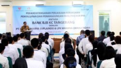 Pemkot Tangerang Teken MoU dengan BJB, Wahanakarya Suplaindo dan LPK Wahana Danau Indah Terkait PMI