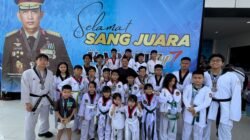 Atlet Binaan Koramil 14 Panongan Borong 31 Medali Kejurnas Taekwondo Kapolri Cup