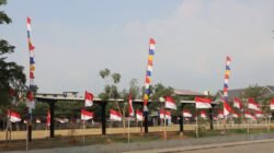 Semarak HUT Kemerdekaan RI ke-81, Bendera Merah Putih Mulai Hiasi Sudut Kota Tangsel