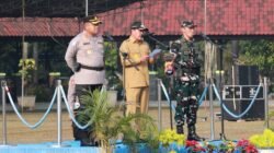 Bupati Tangerang Moch Maesyal Rasyid memimpin Apel Karhutla
