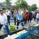 Panen Ikan di Kampung Keramba Gebang Raya Diapresiasi