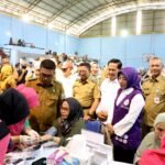 Tinjau CKG Bersama Gubernur, Sachrudin Ajak Warga Tak Takut Periksa Kesehatan