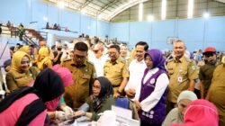 Tinjau CKG Bersama Gubernur, Sachrudin Ajak Warga Tak Takut Periksa Kesehatan