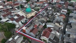 Bendera Merah Putih 400 Meter Membentang di Perumahan Puri Dewata Sambut HUT ke-81 RI