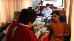 Sambut HUT ke-81 RI, Polresta Bandara Soetta Gelar Pemeriksaan Kesehatan dan Donor Darah