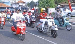 Hadiri Konvoi Kebangsaan, Sachrudin-Maryono Ajak Komunitas Jadi Pelopor dan Taat Lalu Lintas