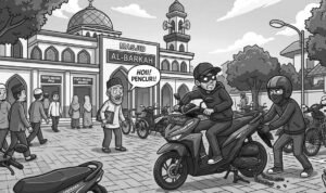 Beraksi di Halaman Parkir Masjid, Kompolotan Curanmor di Tangerang Dibekuk